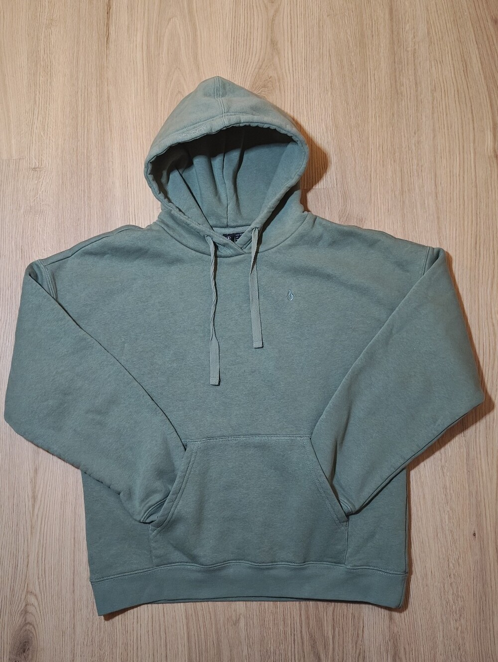 Volcom Olive Green Pullover Hoodie Small (4-6)